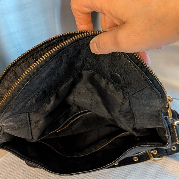 Marc by Marc Jacobs Black Leather Classic Q Natasha Crossbody Bag - Picture 5 of 5